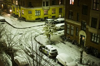 Den første sne /pierwszy snieg